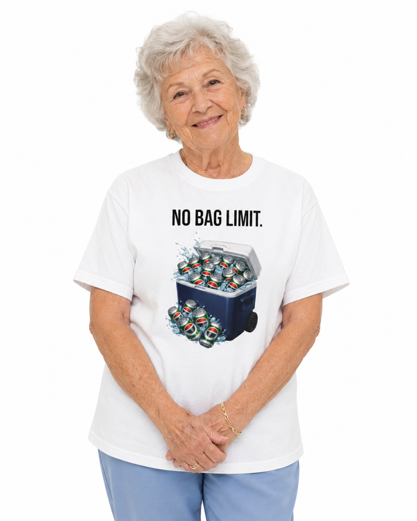 'No Bag Limit' Box Tee