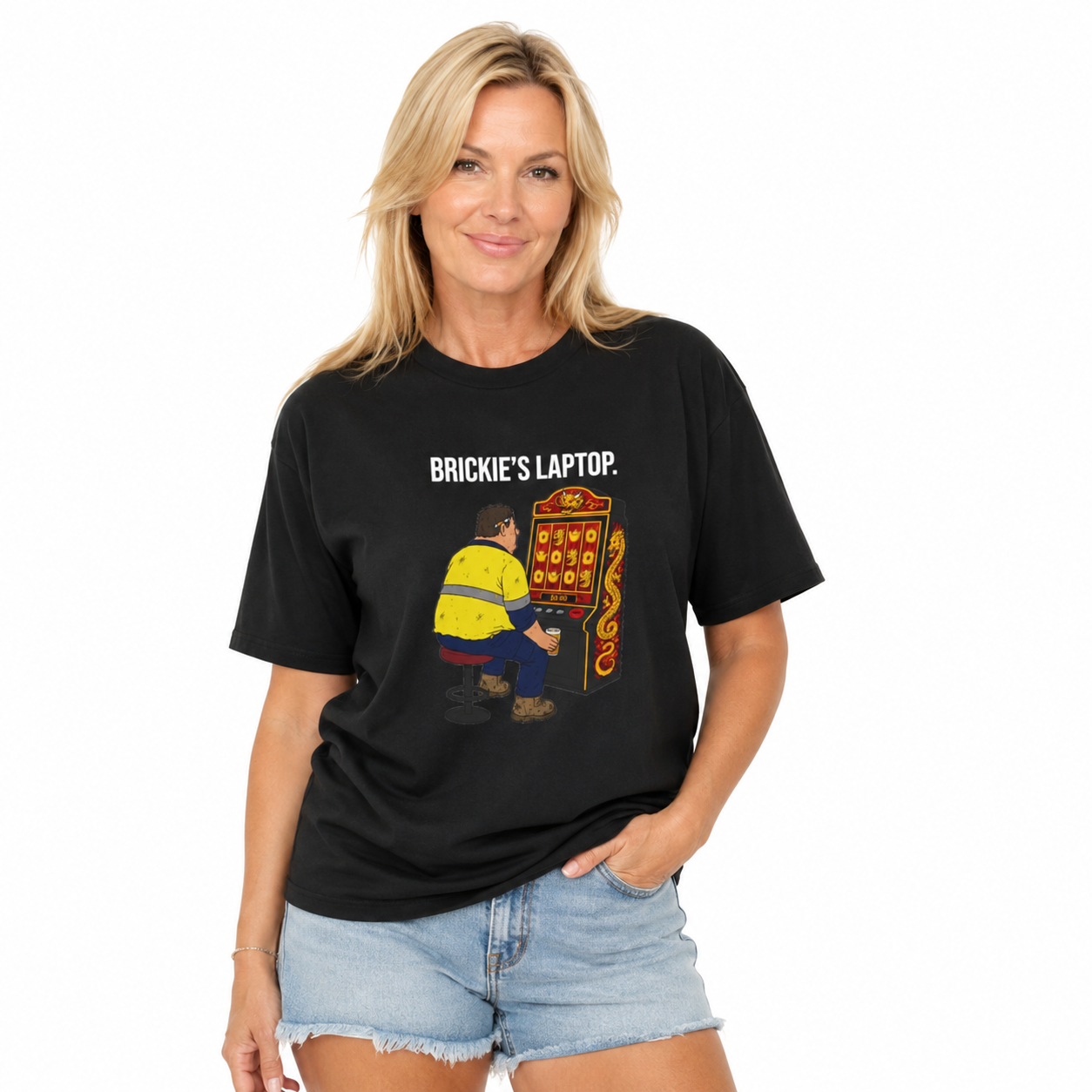 Brickie's Laptop Box Tee